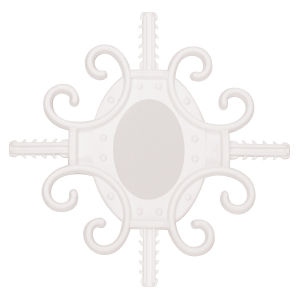 White Flower Motif, 3434