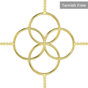 Gold Four Leaf Motif, Dört Kıta
