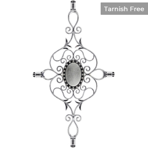 Chrome Georgian Bar Motif, 0034