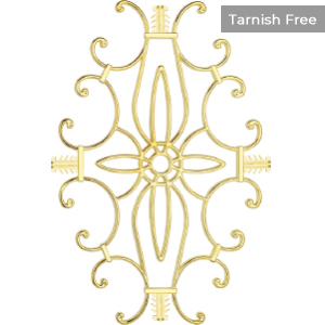 Gold Galaxy Georgian Bar Motif, GM-08