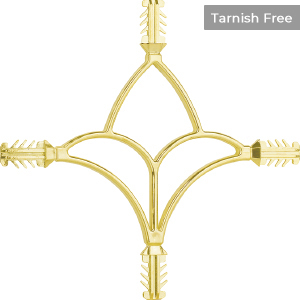 Gold Tulip Georgian Bar Motif, LM-08